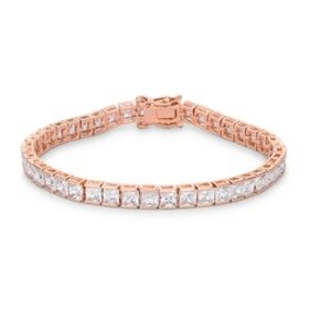 Rose Gold Bracelet
9.7Ct Princess Cut